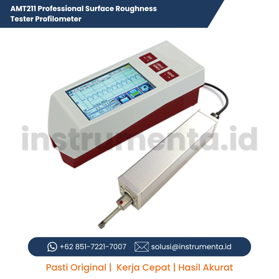 Official Supplier AMT211 Professional Surface Roughness Tester Profilometer Alat Ukur Kekasaran Permukaan Material Digital